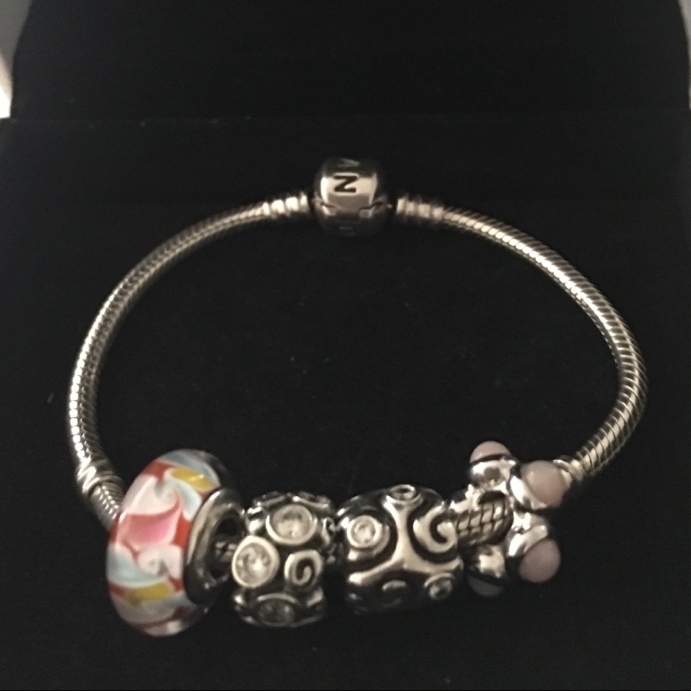 3CZ 1 MURANO AUTHENTIC PANDORA BUNDLE